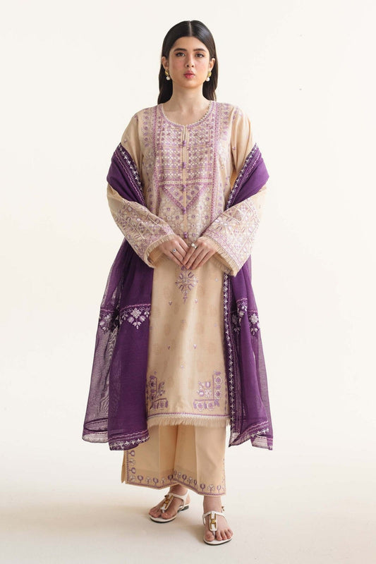 DHANAK | Unstitch | 3PC | SI - F - 04