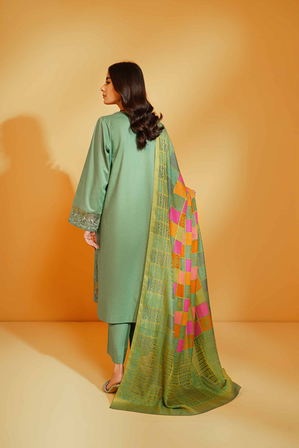 DHANAK | Unstitch | 3PC | SI - F - 46