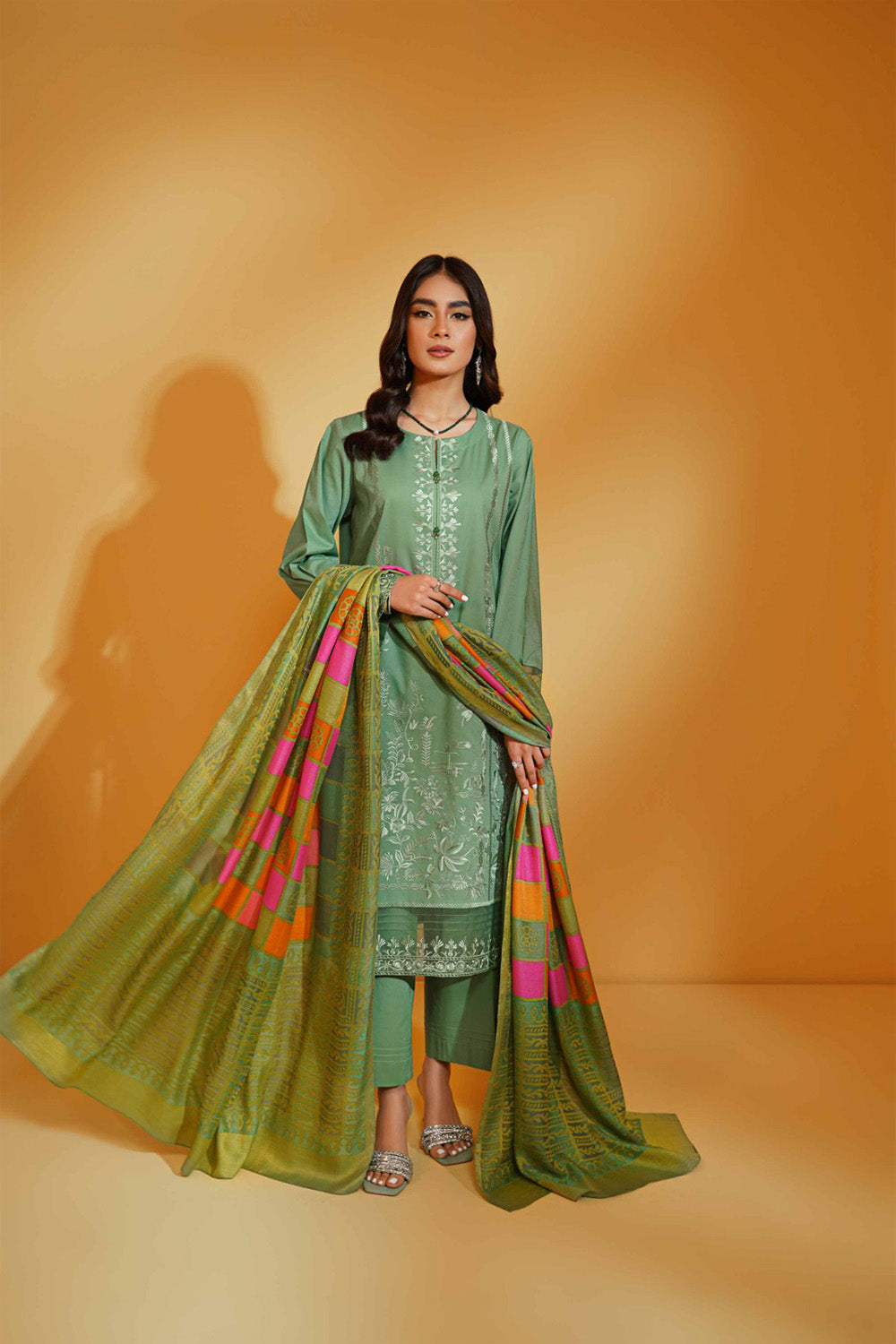 DHANAK | Unstitch | 3PC | SI - F - 46