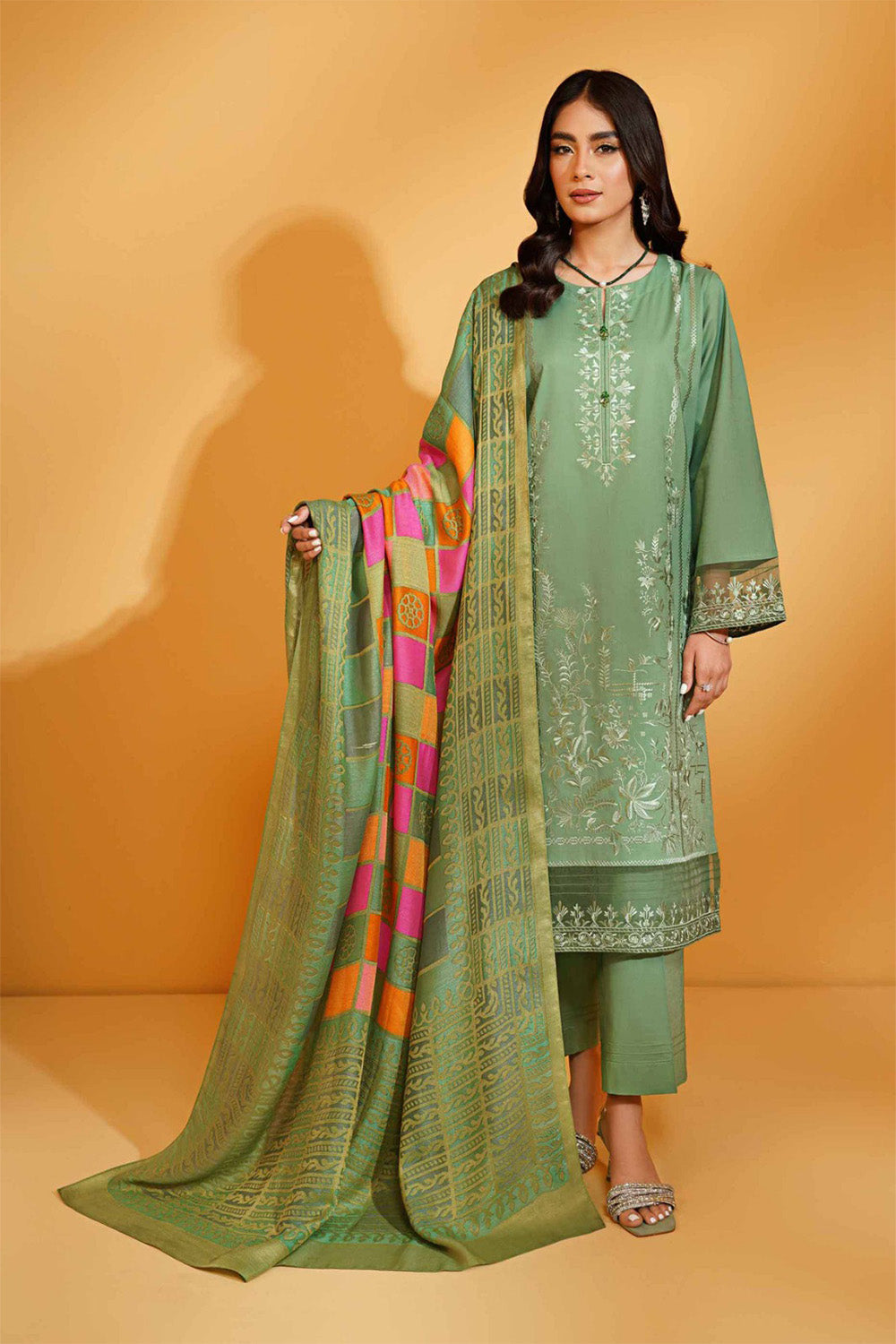 DHANAK | Unstitch | 3PC | SI - F - 46