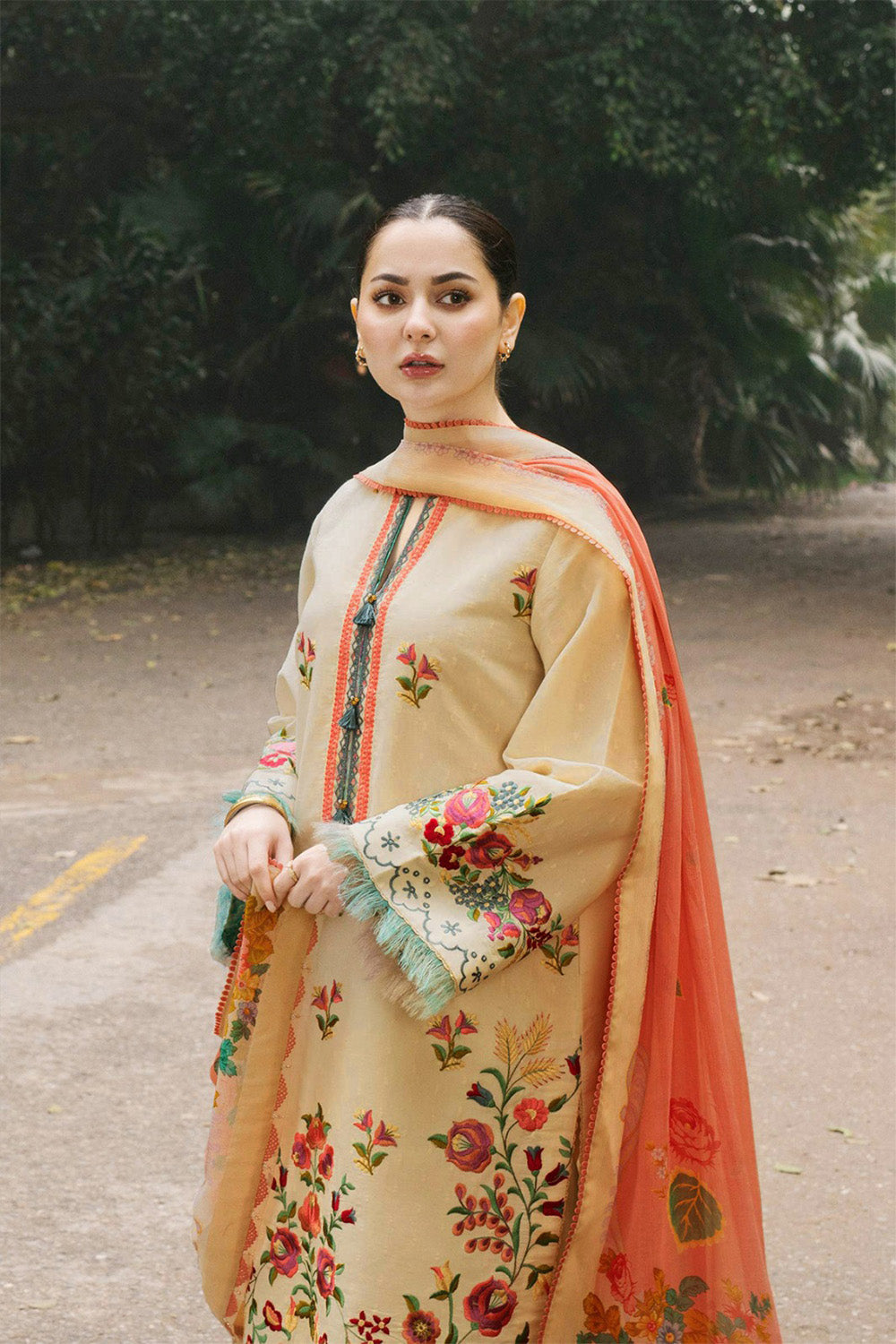 ZARA SHAHJAHAN | Dhanak | Unstich | 3 PC | SI - F - 99