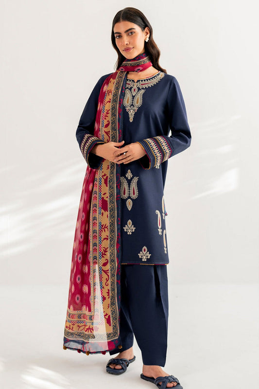 DHANAK | Unstitch | 3PC | SI - F - 52